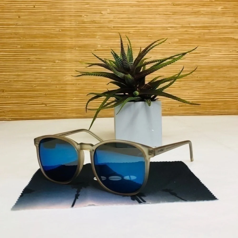 KOMONO Urkel Frost Sunglasses NEW gray blue